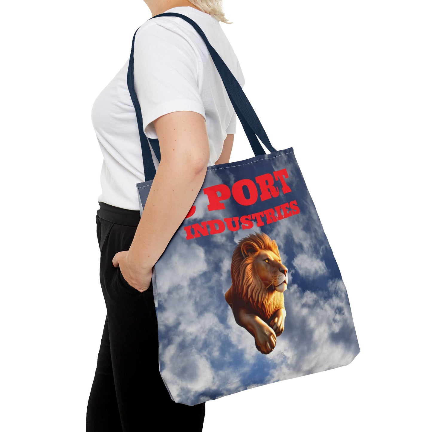 C Port Lion in the Clouds Tote Bag (AOP)