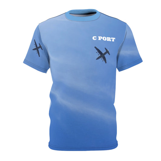 C Port Columbian Coffee Unisex Cut & Sew Tee (AOP)