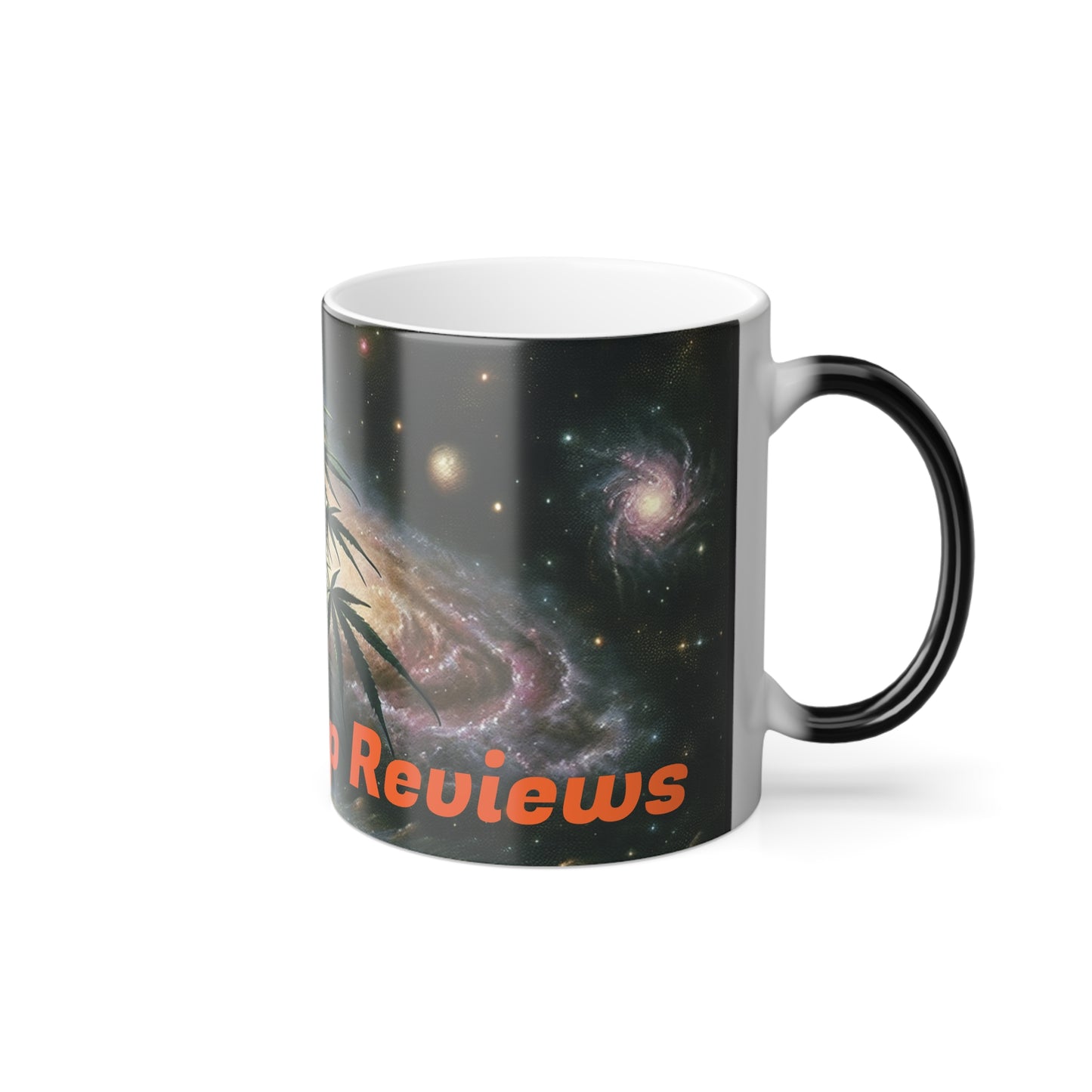 C Port Hemp Reviews Cosmic Cannabis Color Morphing Mug - Perfect for Stoners, Space Lovers, and Gift Giving, 11oz Heat Activated Cup