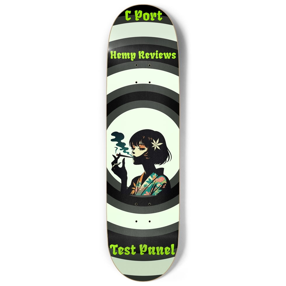 C Port Hemp Reviews Test Panel #10 SmoKim Glow in the Dark