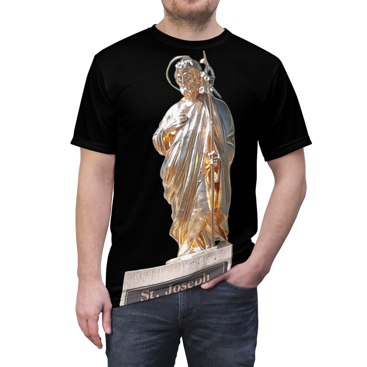 Saint Joseph Unisex Cut & Sew Tee (AOP)