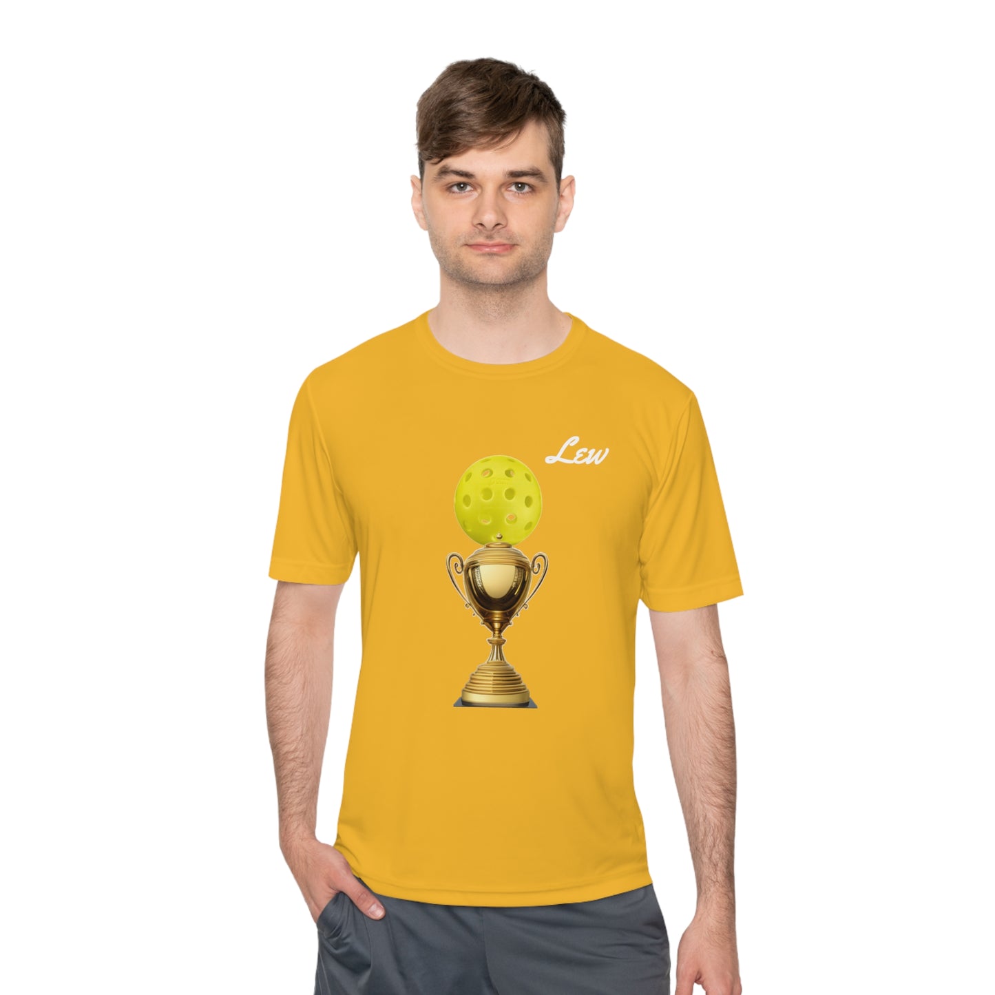 Lew Pickelball Short Sleeve Unisex Moisture Wicking Tee