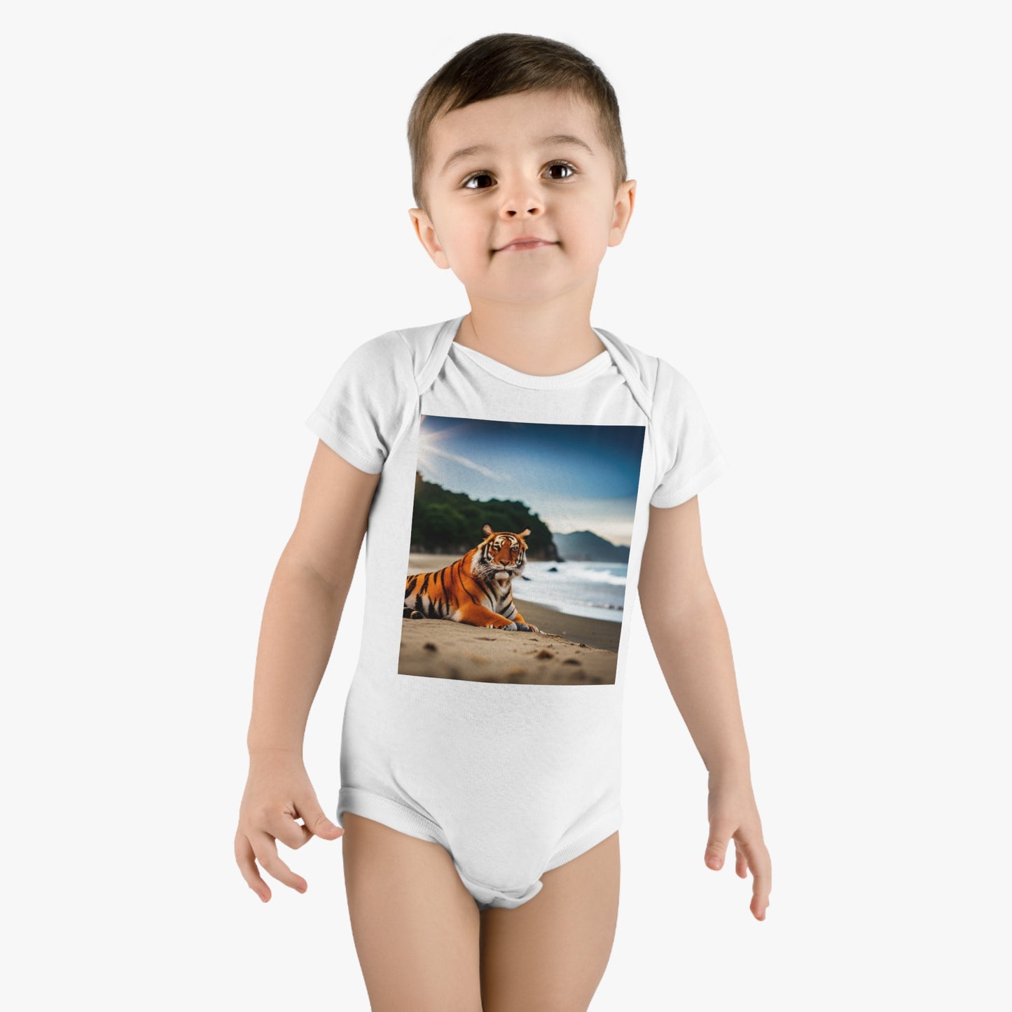 Tiger Onesie® Organic Baby Bodysuit