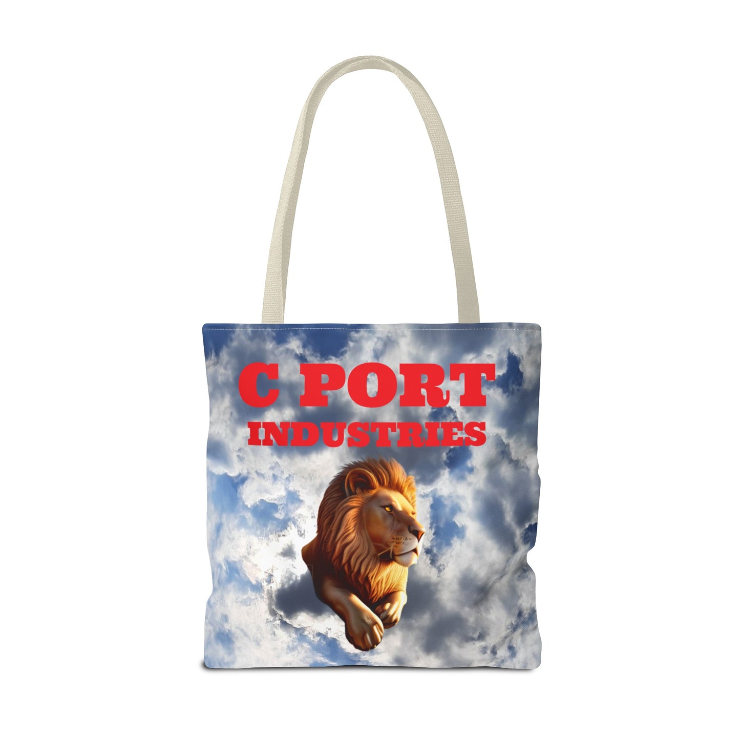 C Port Lion in the Clouds Tote Bag (AOP)