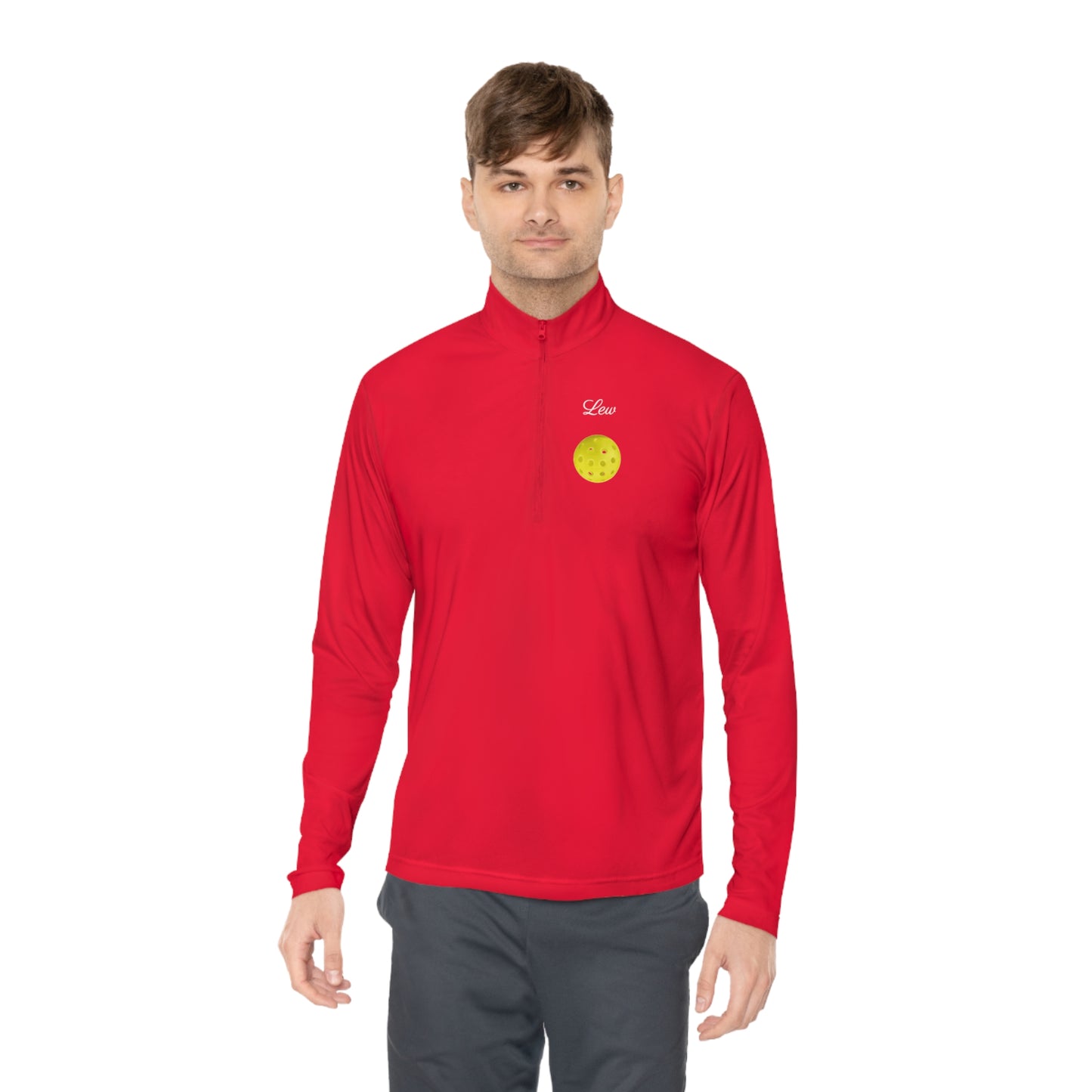 LEW Pickleball Unisex Quarter-Zip Pullover