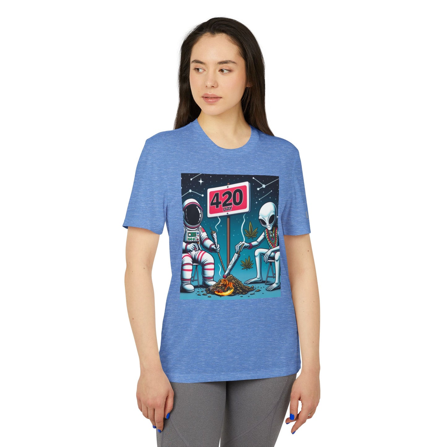 420 Day Astronauts Unisex Sport T-Shirt