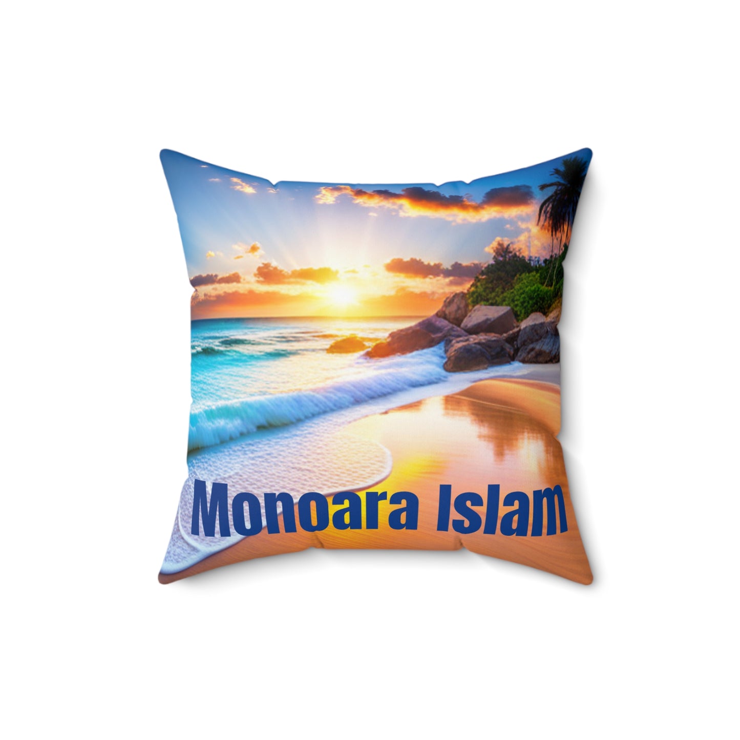 Monoara Islam Spun Polyester Square Pillow