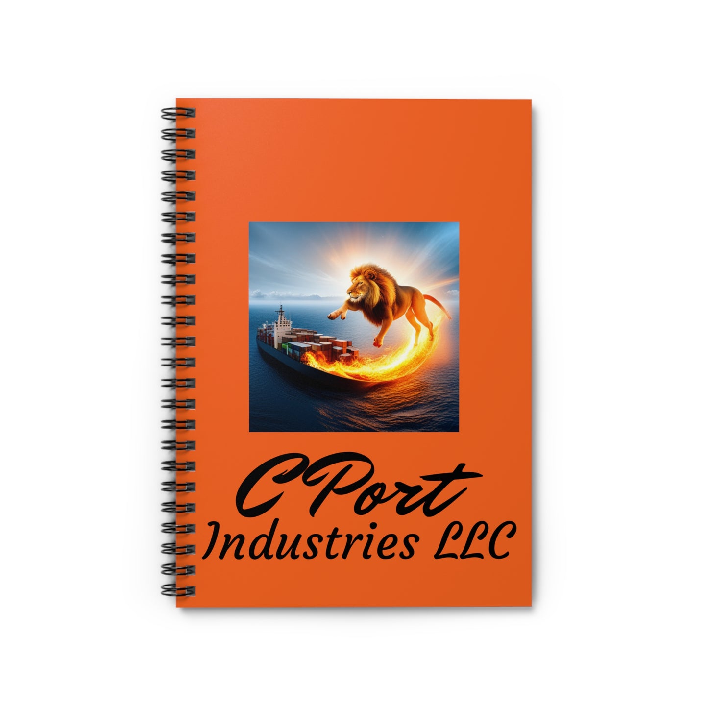 C Port Industries LLC Spiral Notebook - Ruled Line