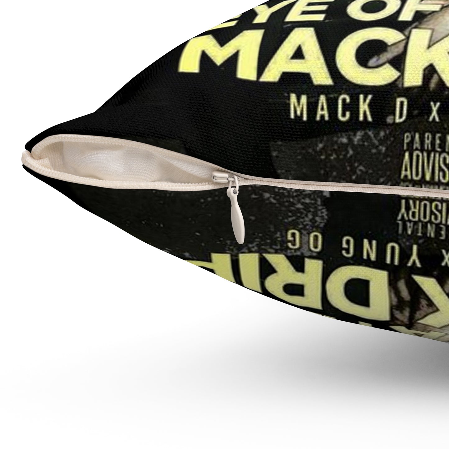 Mack D Bags Spun Polyester Square Pillow