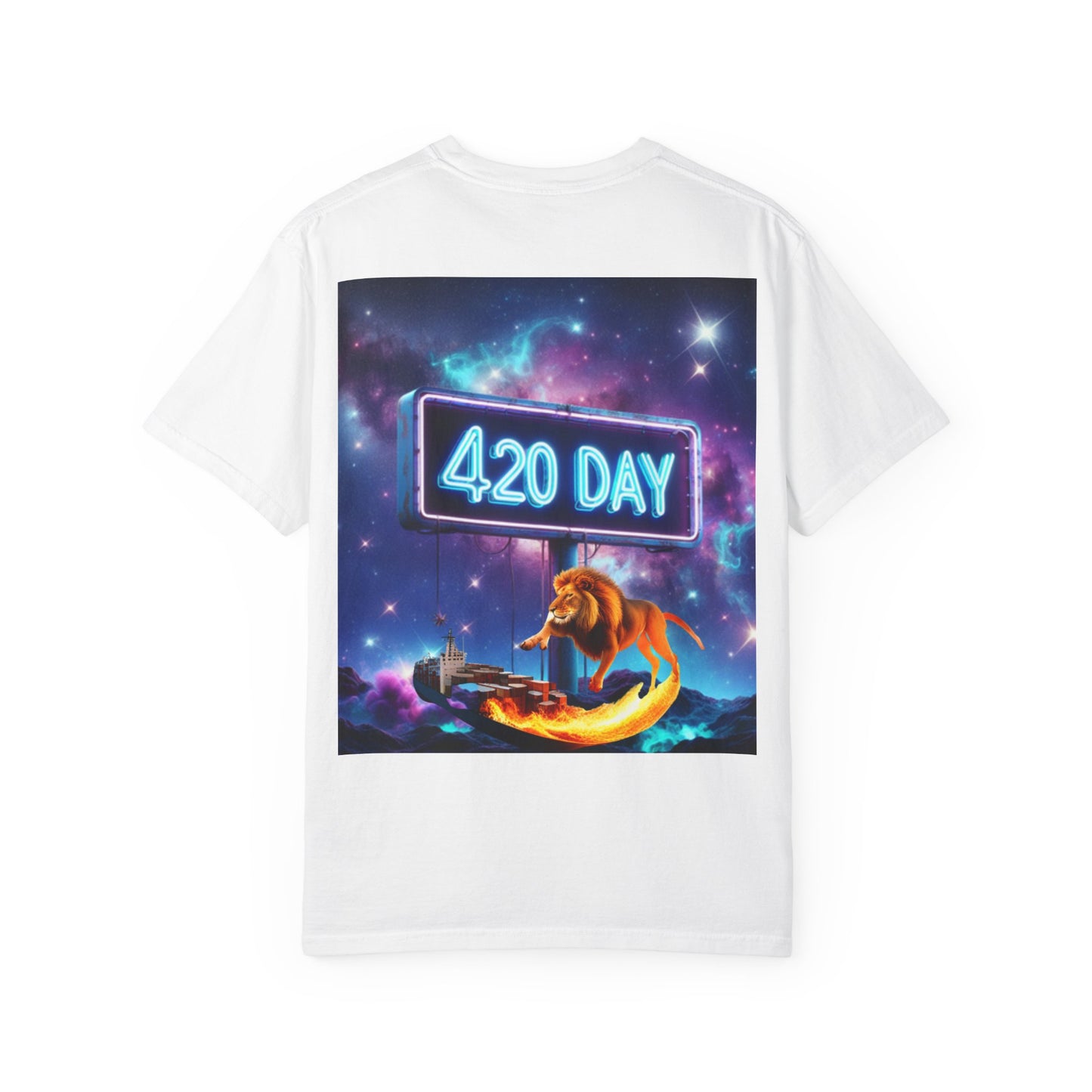 420 Day Sign Unisex Garment-Dyed T-Shirt