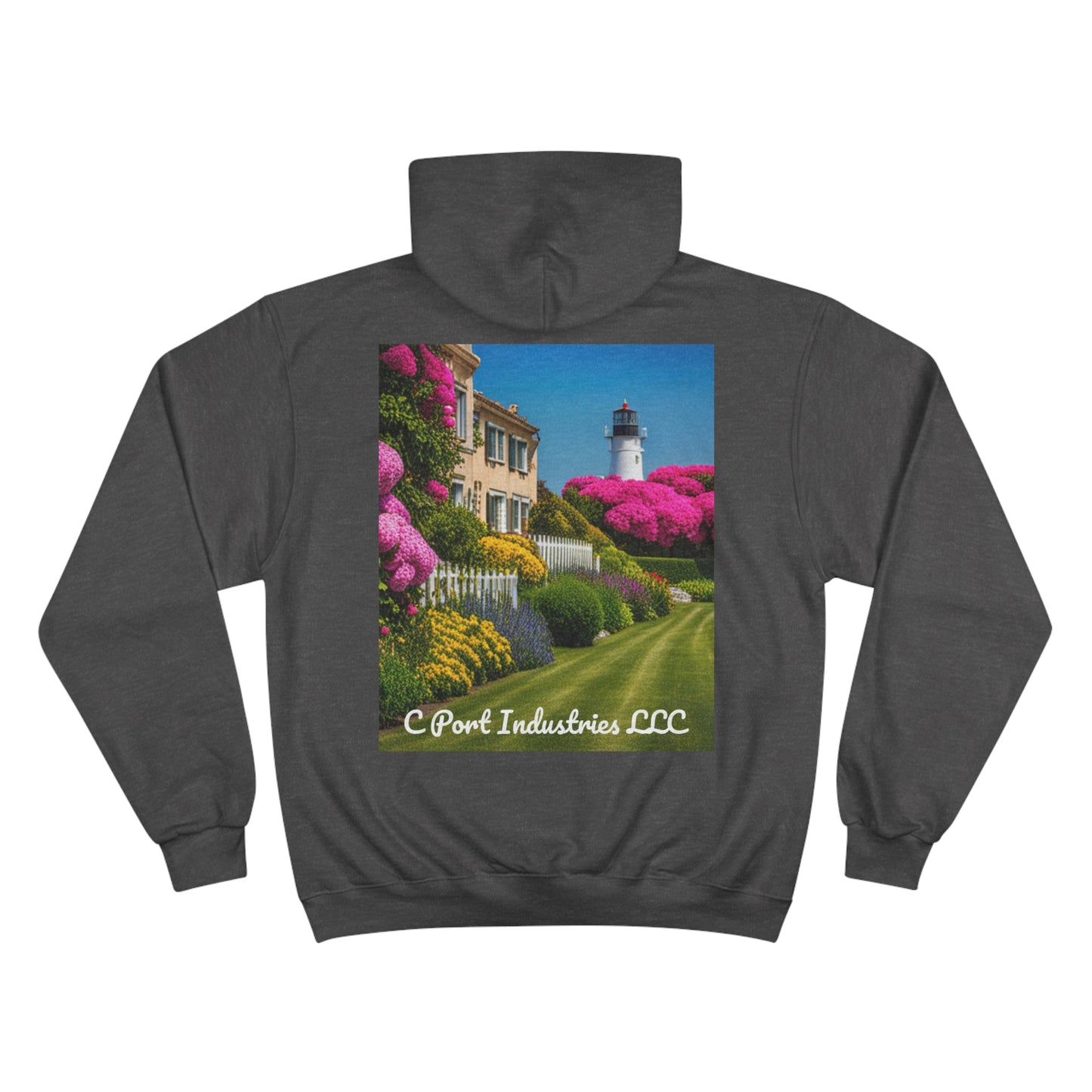 C Port Industries LLC Landscape Division Champion Hoodie