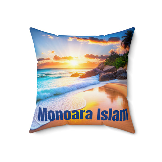 Monoara Islam Spun Polyester Square Pillow