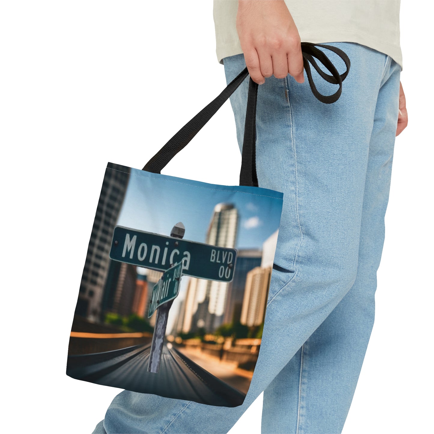 Monica Blvd Tote Bag (AOP)