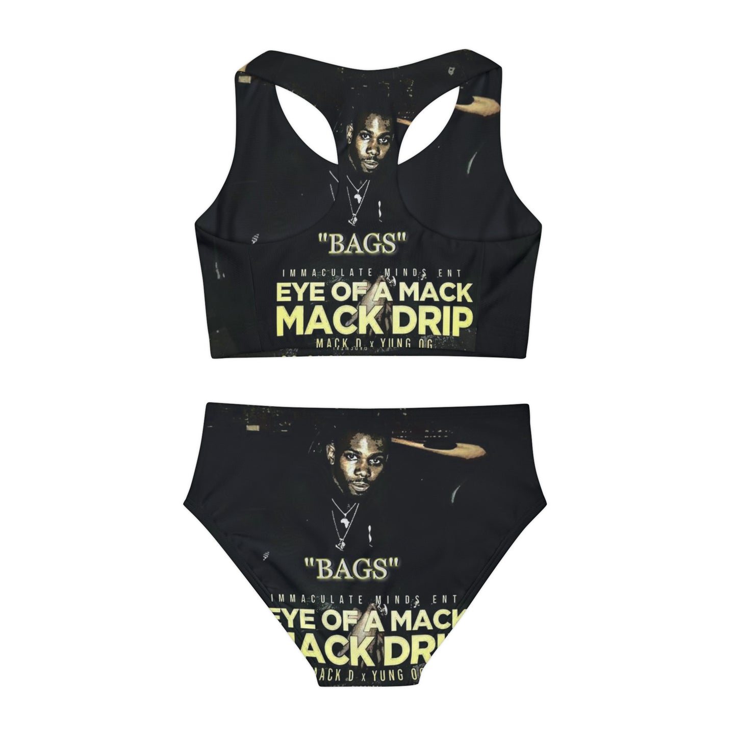 Mack D Bags Girls Two Piece Swimsuit (AOP)