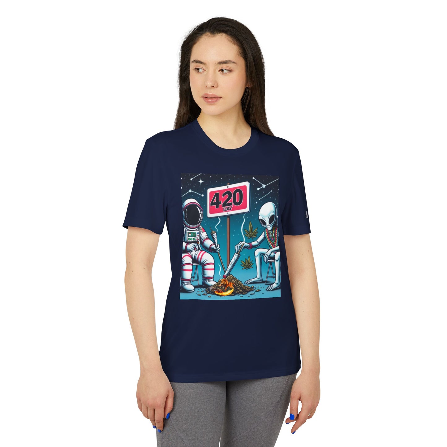 420 Day Astronauts Unisex Sport T-Shirt
