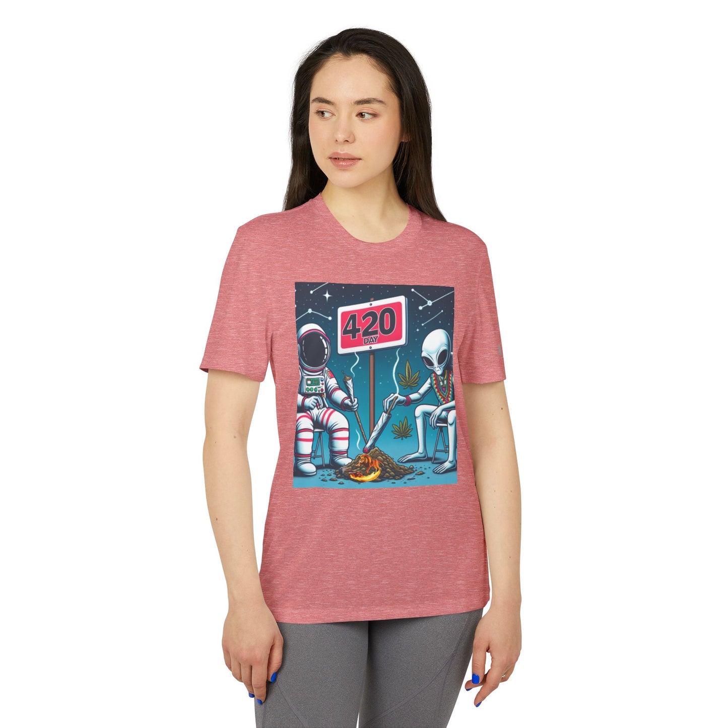 420 Day Astronauts Unisex Sport T-Shirt