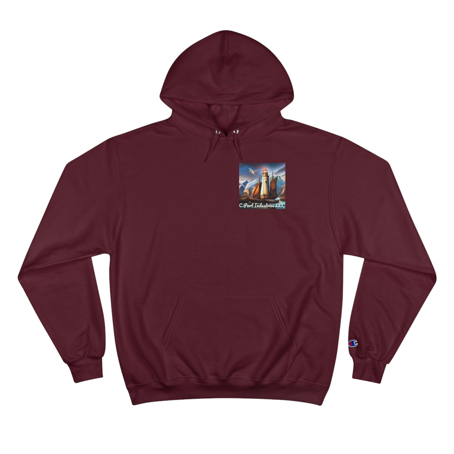 C Port Industries LLC Landscape Division Champion Hoodie