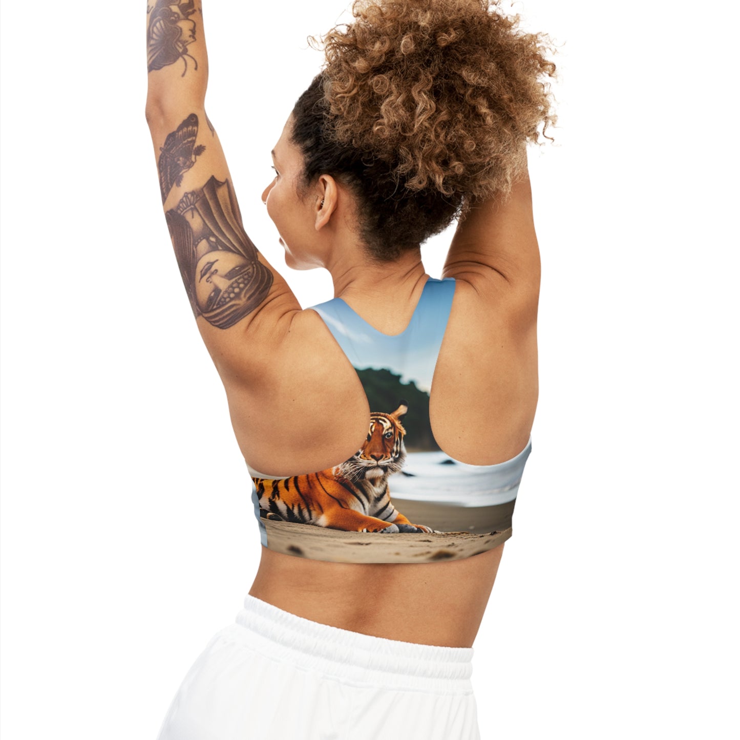 Cportmerch.com Tigers Seamless Sports Bra (AOP)