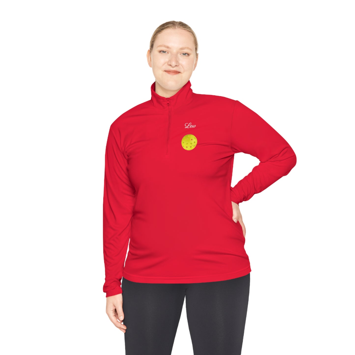 LEW Pickleball Unisex Quarter-Zip Pullover