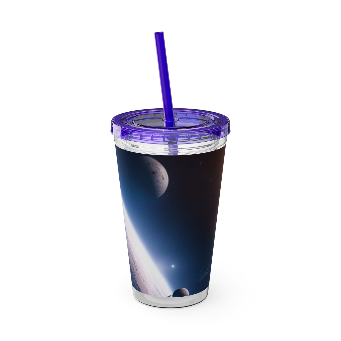 C Port Solar System Sunsplash Tumbler with Straw, 16oz