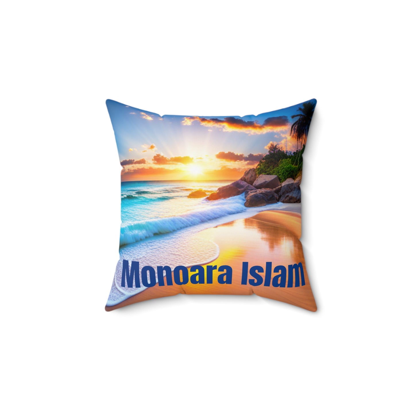 Monoara Islam Spun Polyester Square Pillow