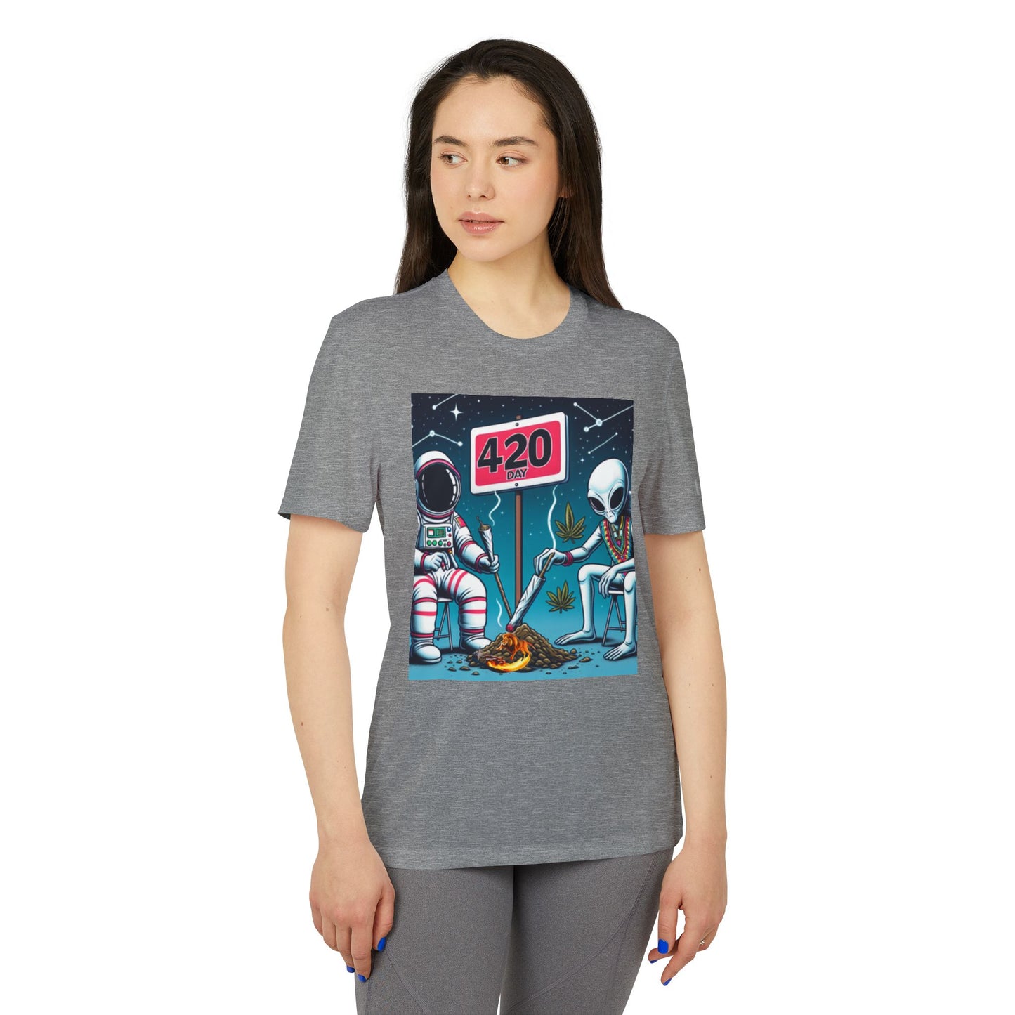 420 Day Astronauts Unisex Sport T-Shirt