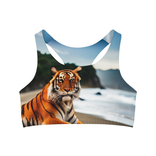 Cportmerch.com Tigers Seamless Sports Bra (AOP)