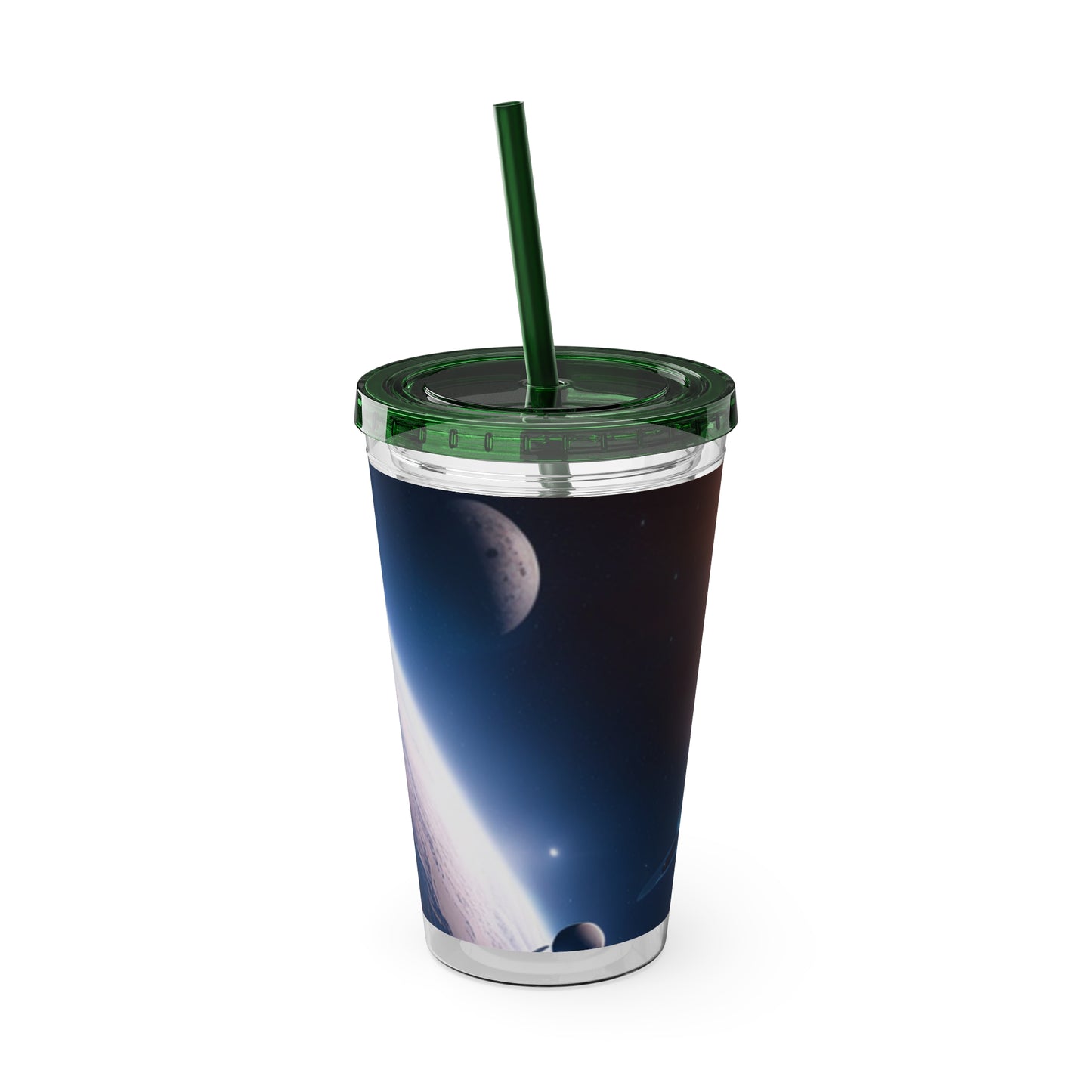 C Port Solar System Sunsplash Tumbler with Straw, 16oz