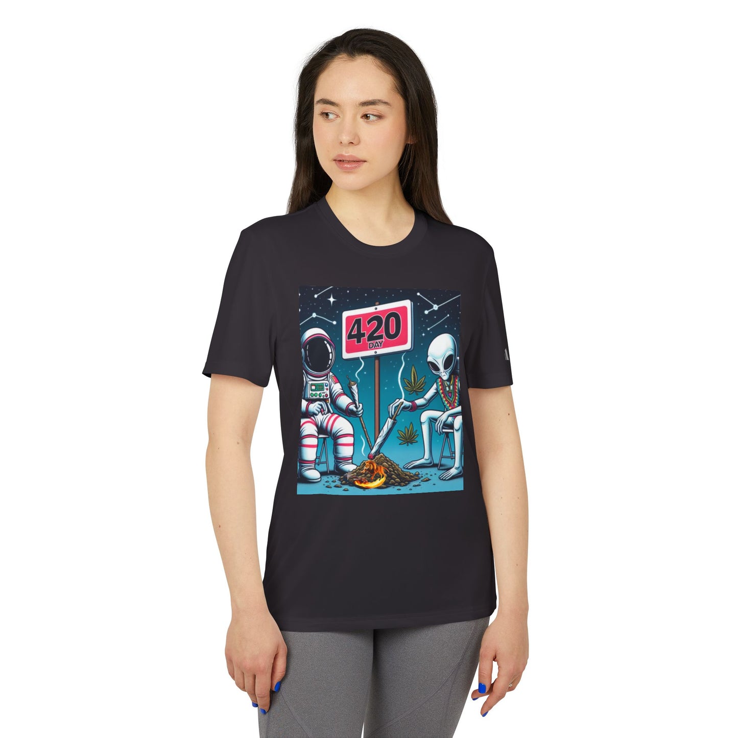 420 Day Astronauts Unisex Sport T-Shirt