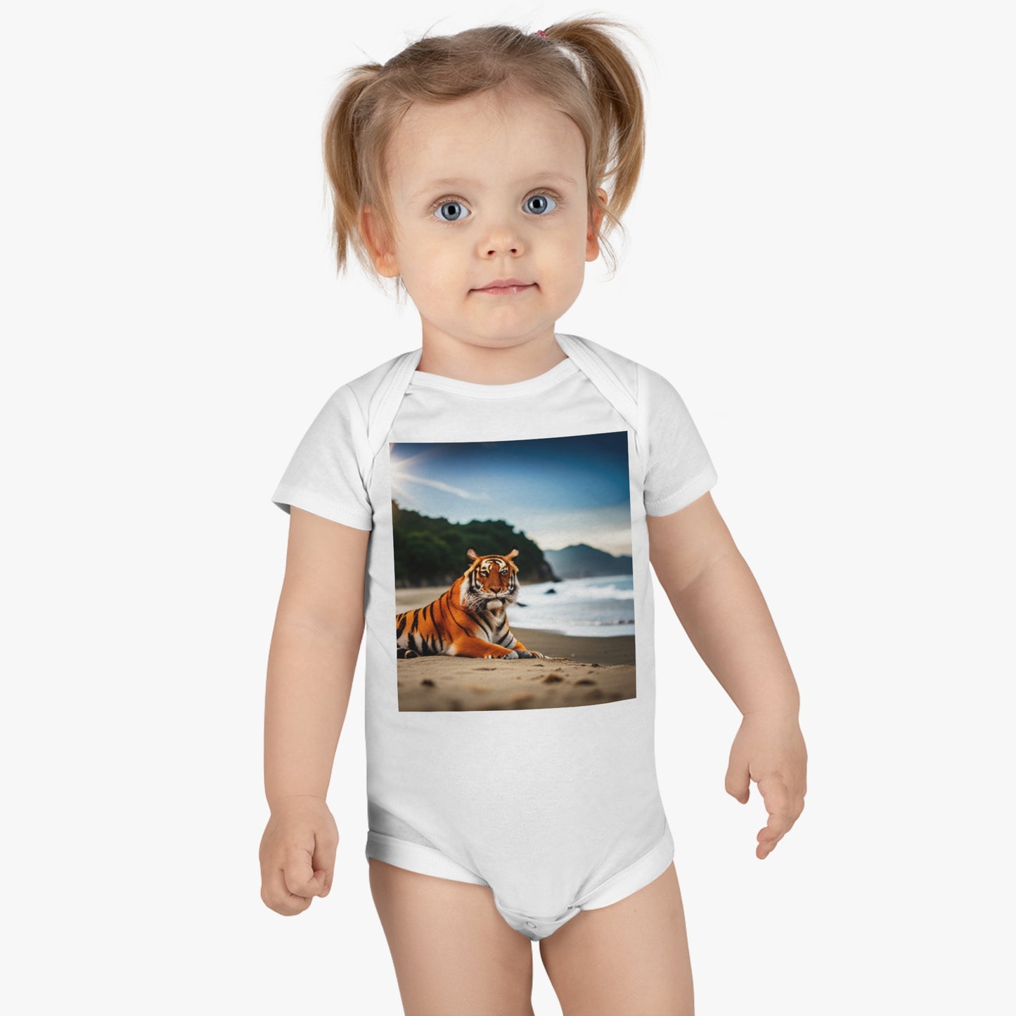 Tiger Onesie® Organic Baby Bodysuit