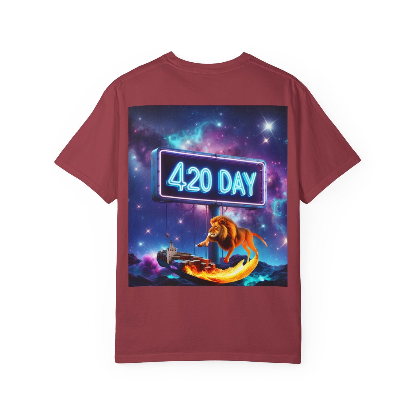 420 Day Sign Unisex Garment-Dyed T-Shirt