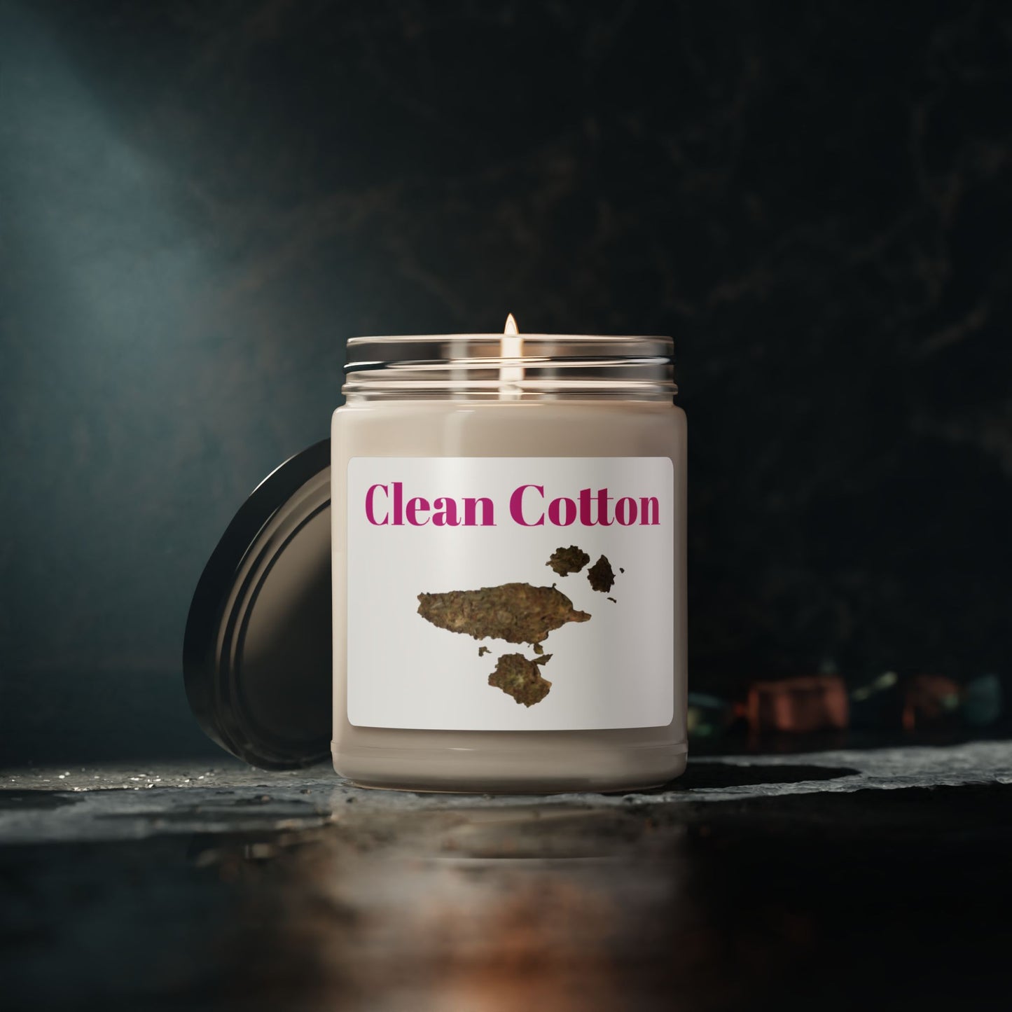 Clean Cotton Scented Soy Candle, 9oz