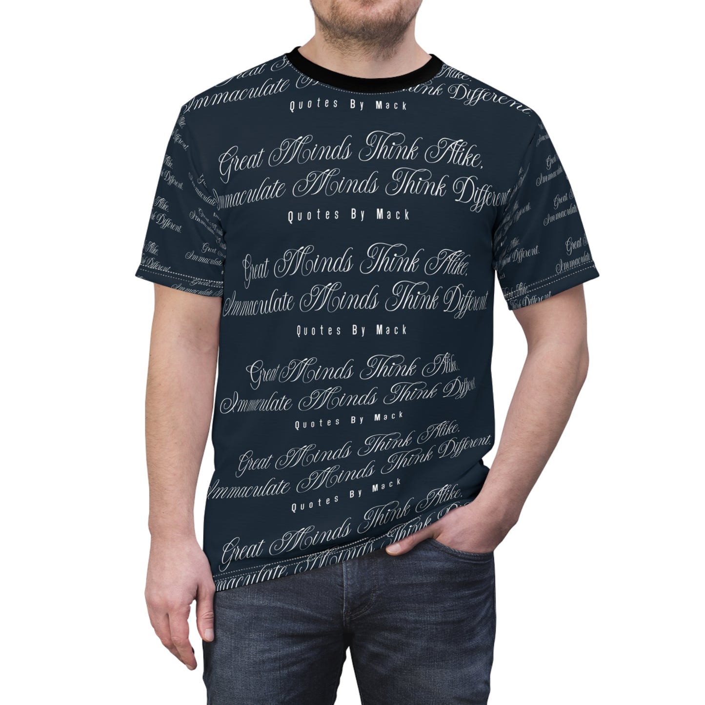 Quotes by Mack D IME Unisex Cut & Sew Tee (AOP)