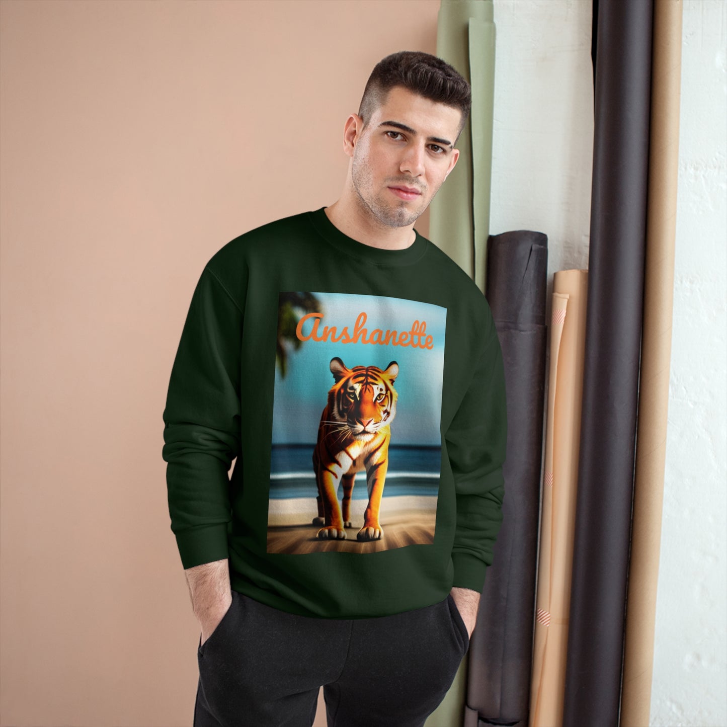 Anshanette Tiger Champion Sweatshirt