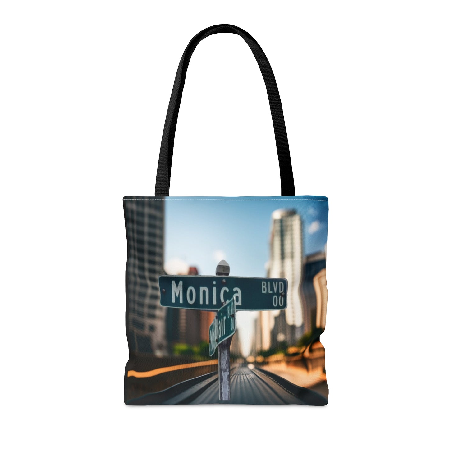 Monica Blvd Tote Bag (AOP)