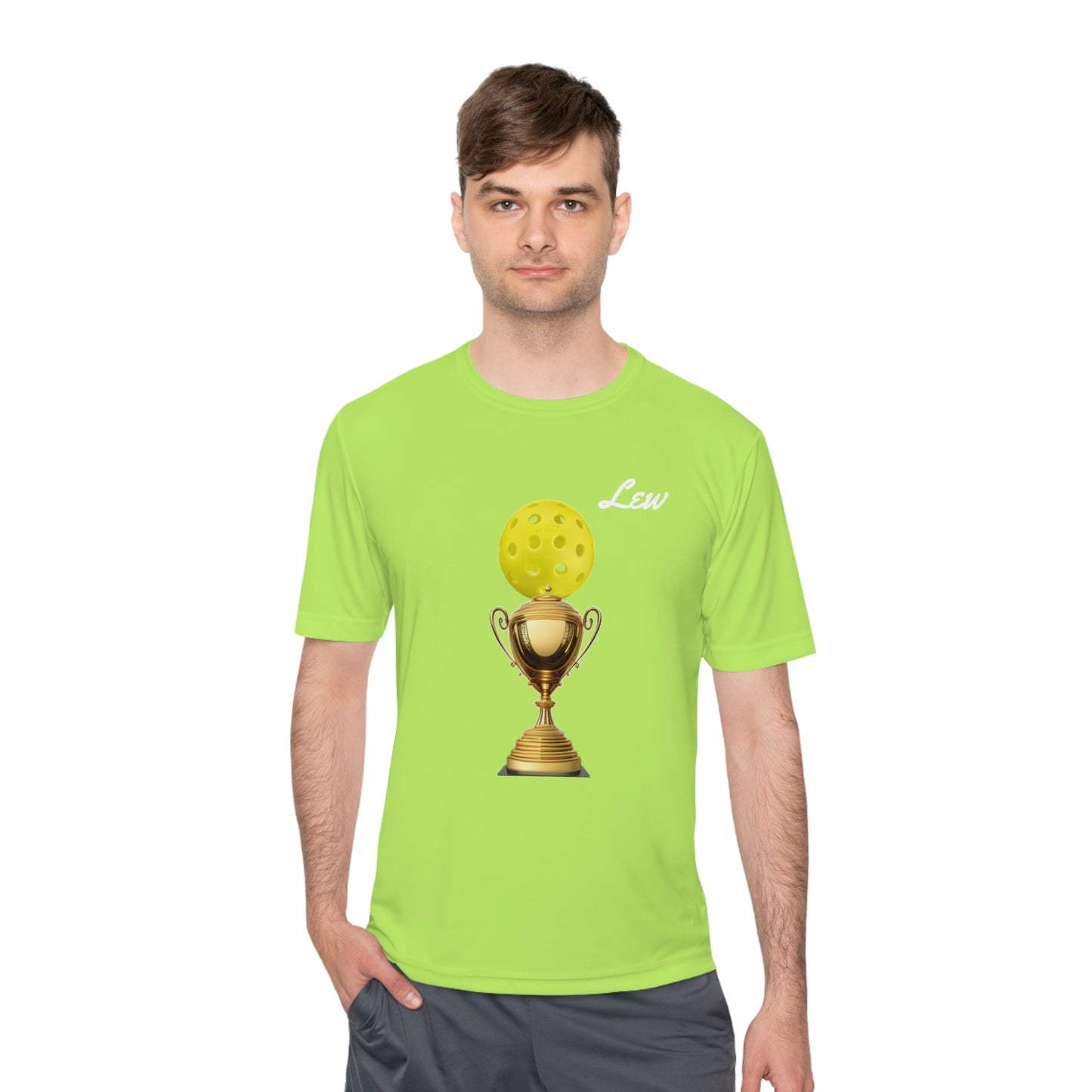 Lew Pickelball Short Sleeve Unisex Moisture Wicking Tee