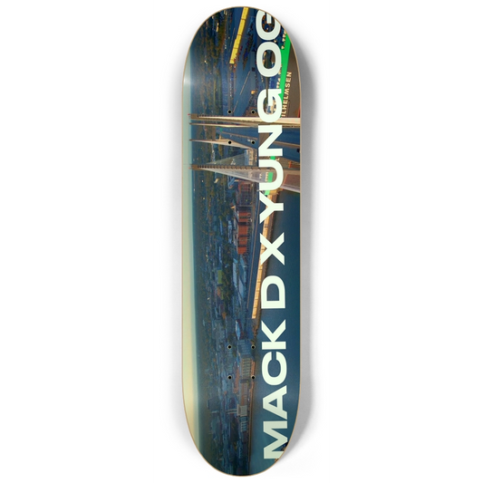 Mack D x Yung OG 7 Summers Glow in the Dark Custom Skateboard