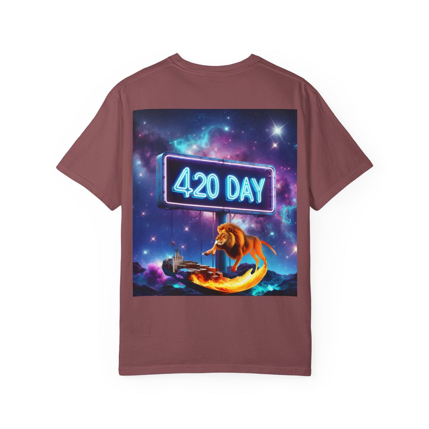 420 Day Sign Unisex Garment-Dyed T-Shirt