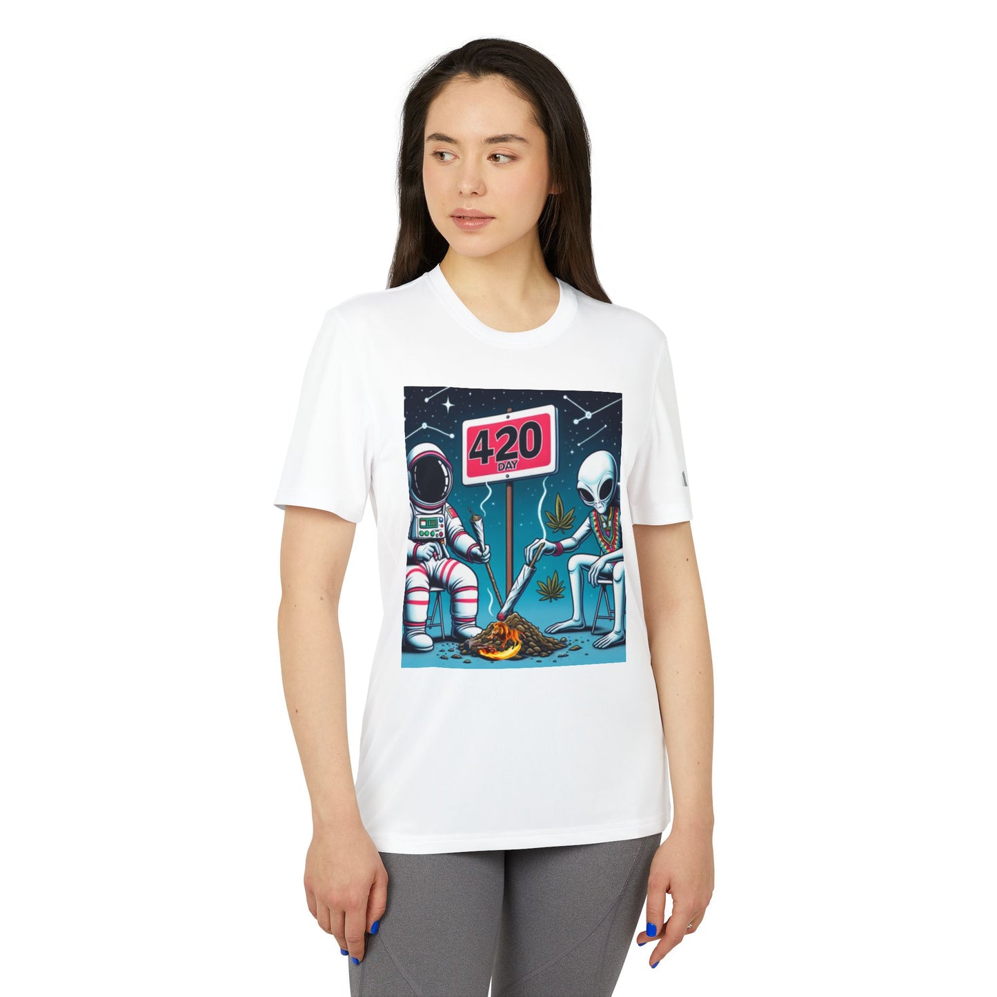 420 Day Astronauts Unisex Sport T-Shirt