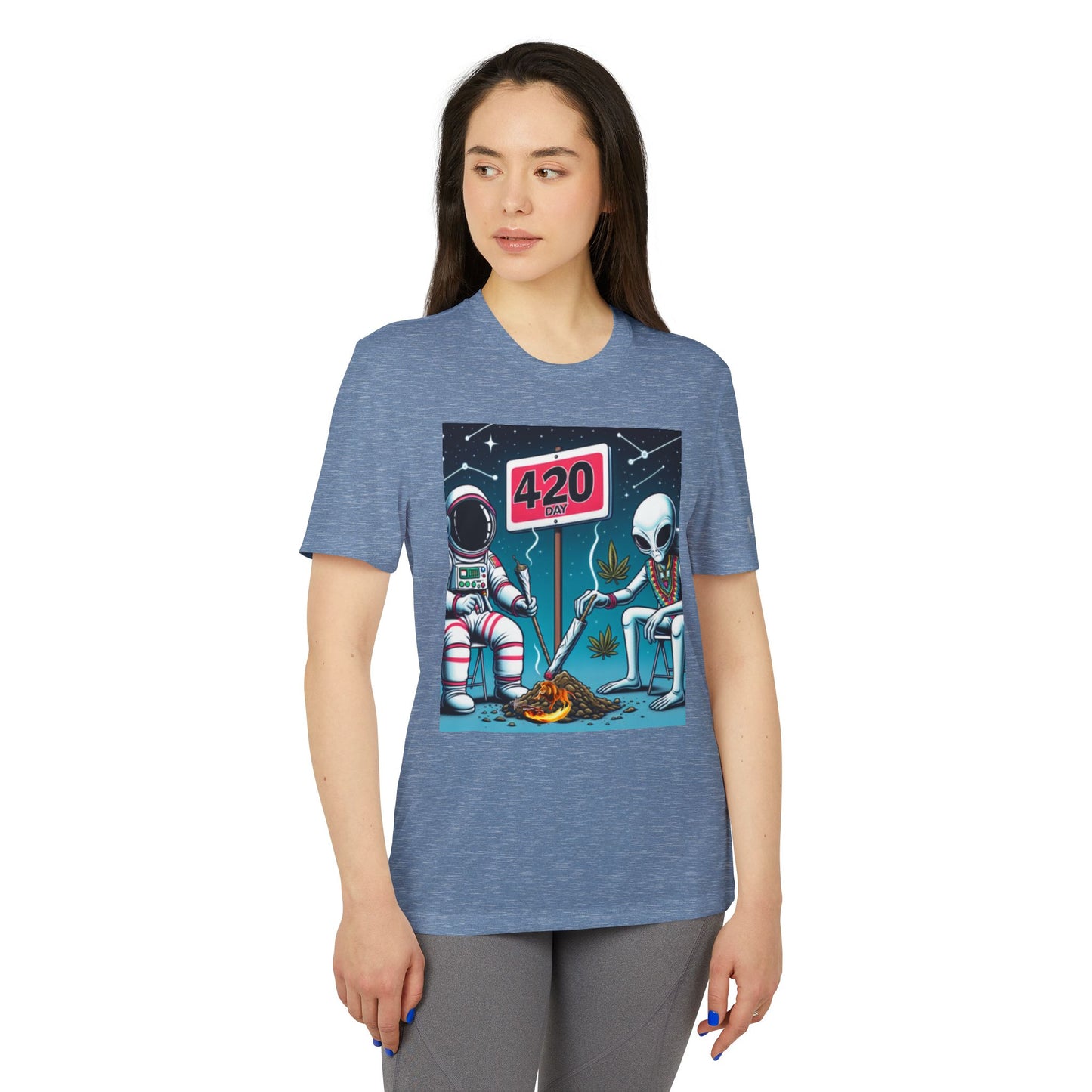 420 Day Astronauts Unisex Sport T-Shirt