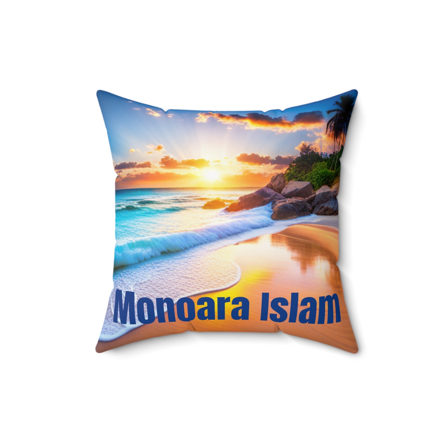 Monoara Islam Spun Polyester Square Pillow