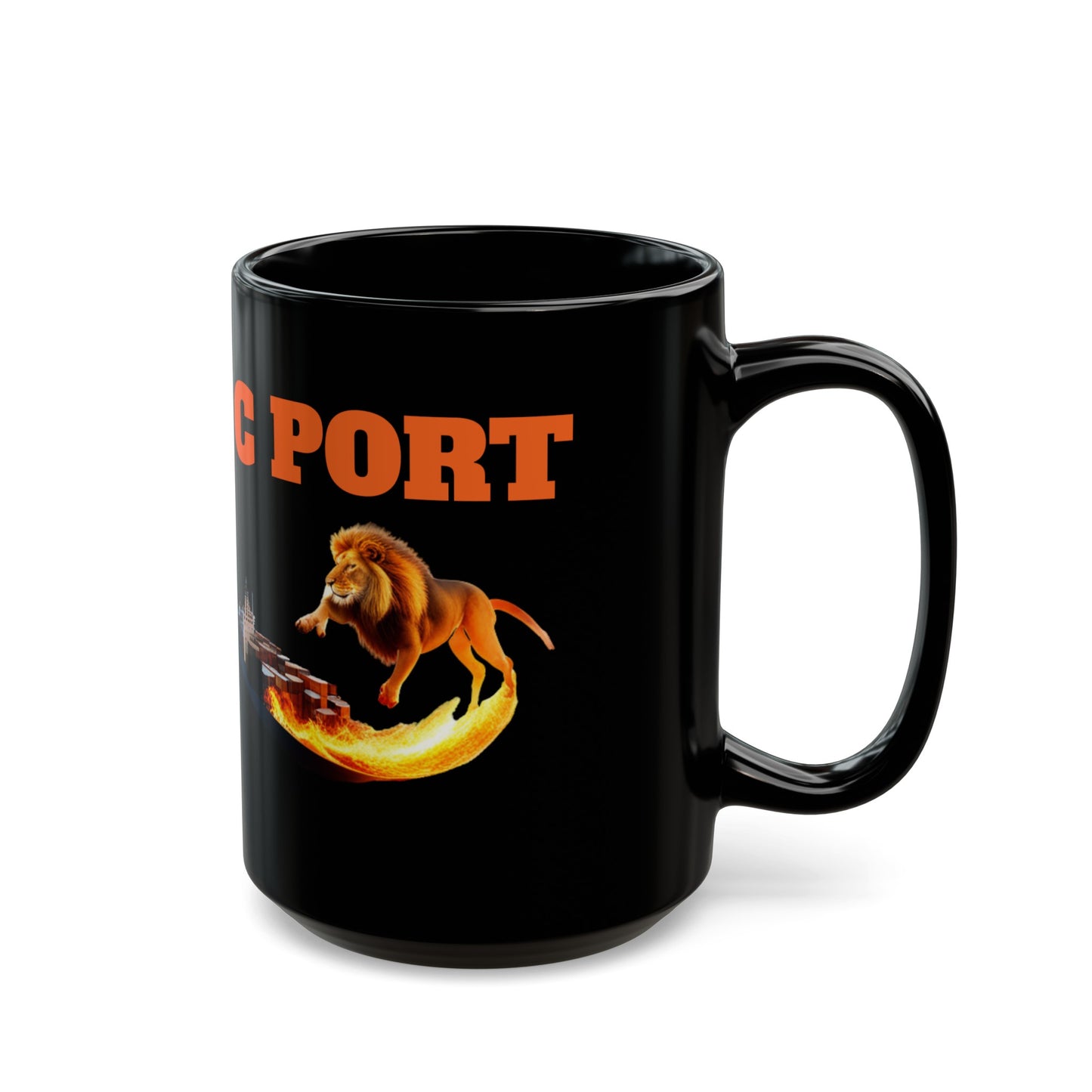 C PORT Black Mug (11oz, 15oz)