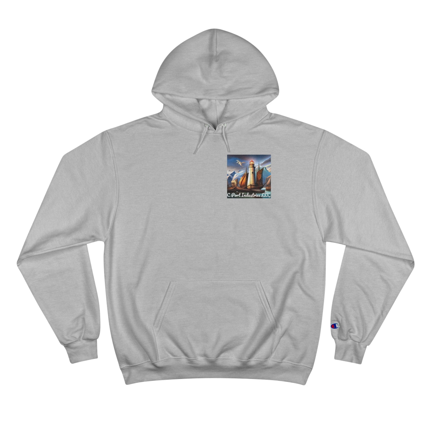 C Port Industries LLC Landscape Division Champion Hoodie