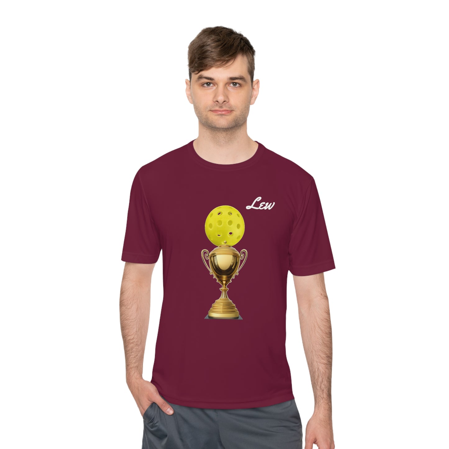 Lew Pickelball Short Sleeve Unisex Moisture Wicking Tee