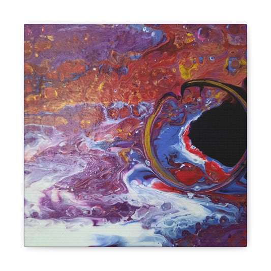 Acrylic Paint Flow Canvas Gallery Wraps