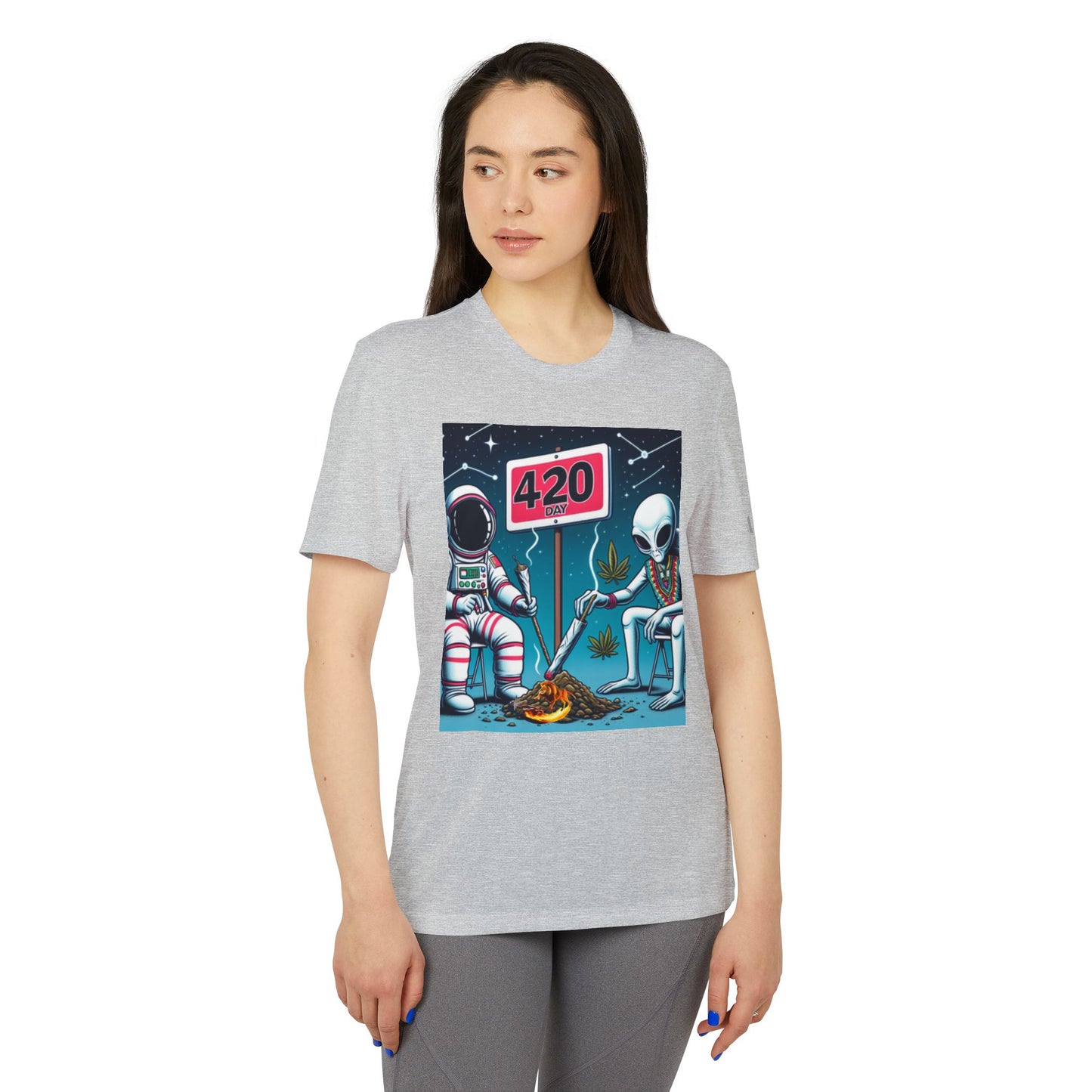 420 Day Astronauts Unisex Sport T-Shirt