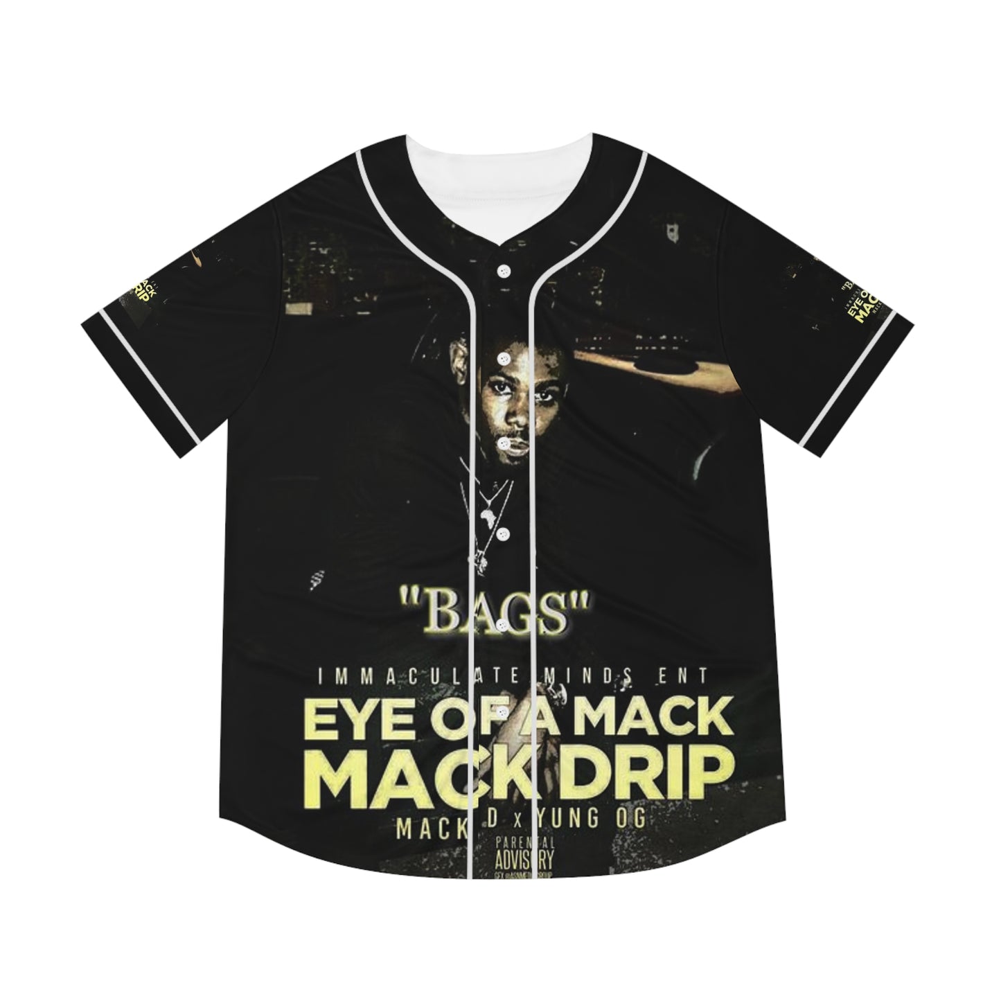 Mack D Full Bags Men's Baseball Jersey (AOP)