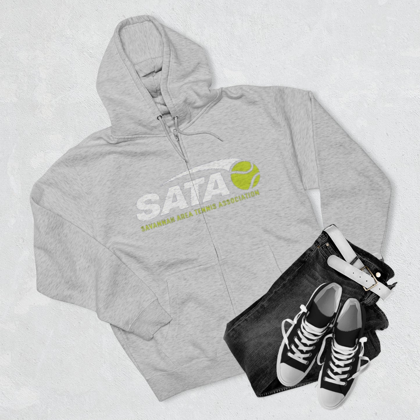 SATA Unisex Premium Full Zip Hoodie