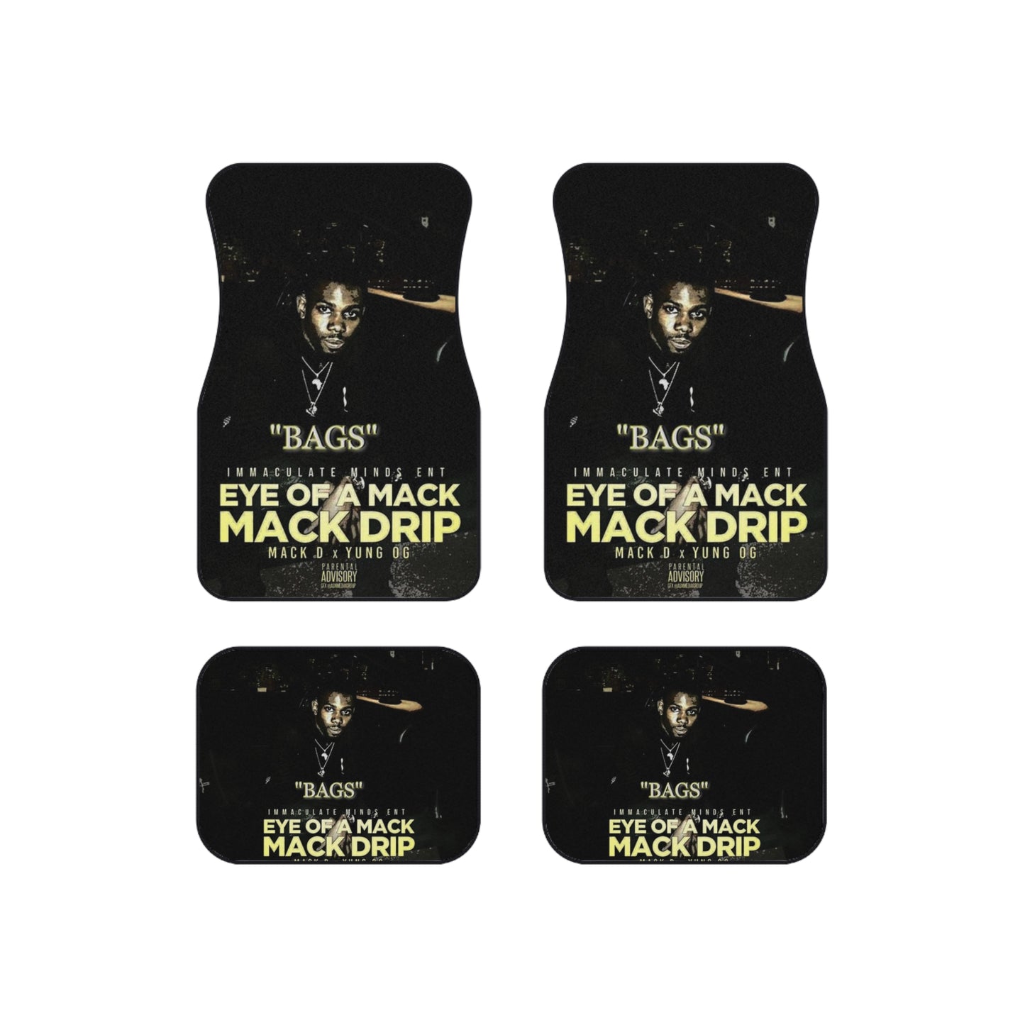 Mack D Bags Car Mats (Set of 4)