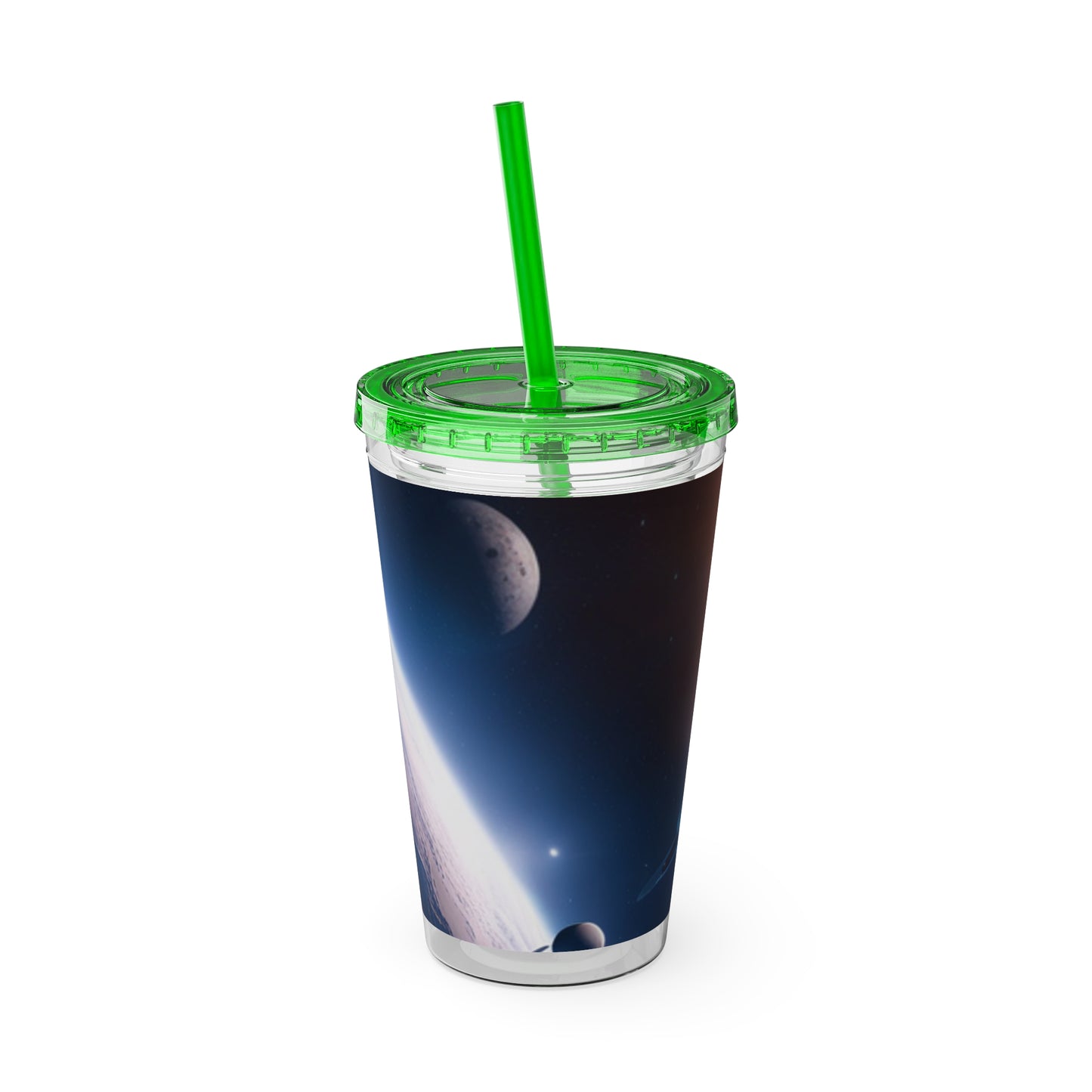 C Port Solar System Sunsplash Tumbler with Straw, 16oz